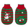 Dog Christmas Jumper Xmas Pet Sweater Clothes Striped Snowman Holiday Costume