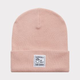 GF PET Human Logo Beanie (Color/Design: Pink, size: O/S)