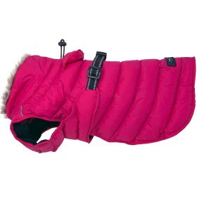 Alpine Extreme Cold Puffer Coat (Color/Design: Pink Peacock)