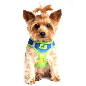 American River Choke Free Dog Harness Ombre Collection (Color/Design: Cobalt Sport)