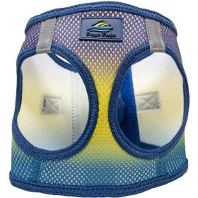 American River Choke Free Dog Harness Ombre Collection (Color/Design: Cosmic Splash)