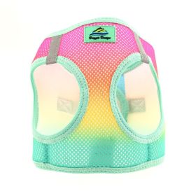 American River Choke Free Dog Harness Ombre Collection (Color/Design: Beach Party)