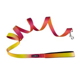 American River Ombre Leash (Color/Design: Raspberry Pink & Orange)