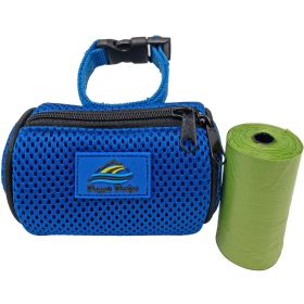 American River Poop Bag Holder (Color/Design: Blue)