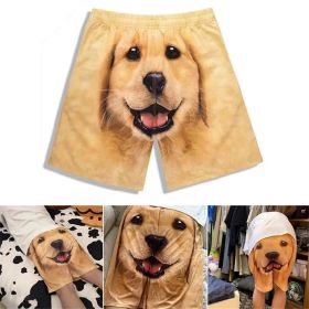 Cute Dog Pajama Shorts for Men, Men's Pajama Bottoms Lounge Sleepwear (size: XL)