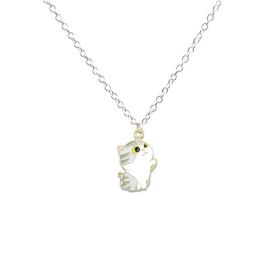 Original Cat And Sweet Dog Necklace Pendant (Color: Cat necklace)