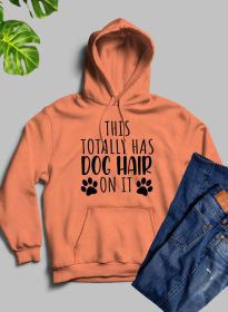 This Totally Has Dog Hair On It Hoodie (Color: Heather Prism Peach, size: XX-Large)