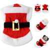 Christmas Pet Clothes For Small & Medium Dog; Santa Claus Dog Hoodie; Winter Pet Jacket