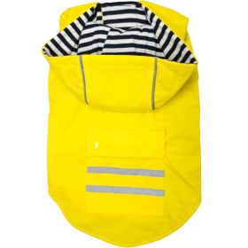 Slicker Raincoat with Striped Lining (Color/Design: RC Yellow)