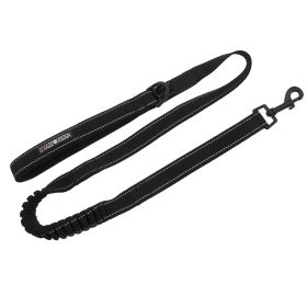 Soft Pull Traffic Dog Leash (Color/Design: Black)