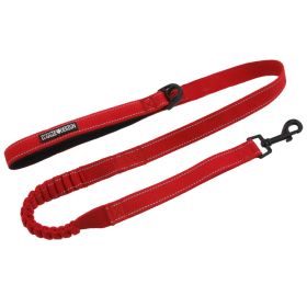 Soft Pull Traffic Dog Leash (Color/Design: Red)